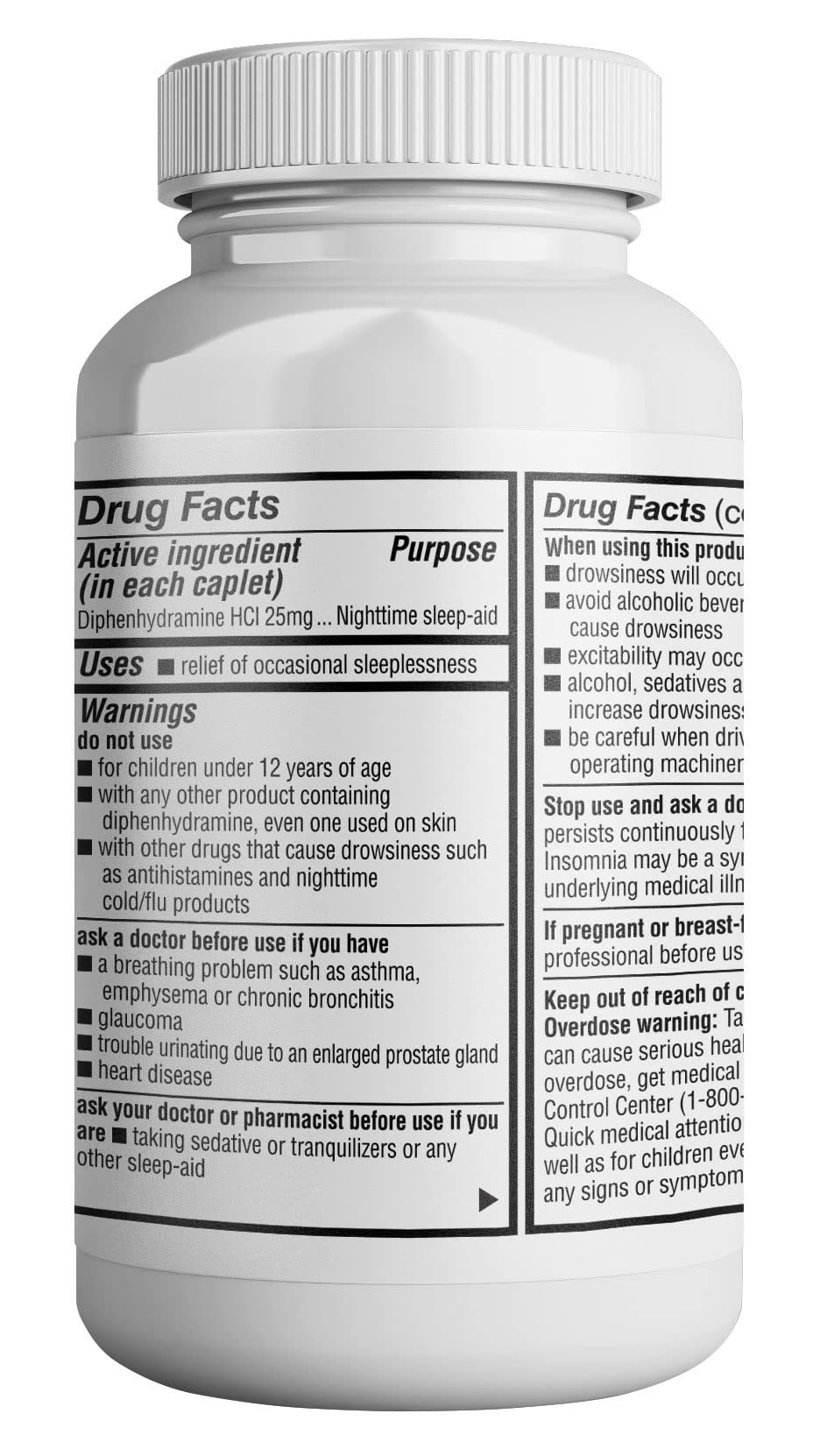 HealthLife boîte 300 caplets, solution économique pour le sommeil.