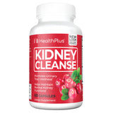 Health Plus Kidney Cleanse : bouteille montrant la formule et le soutien rénal potentiel.
