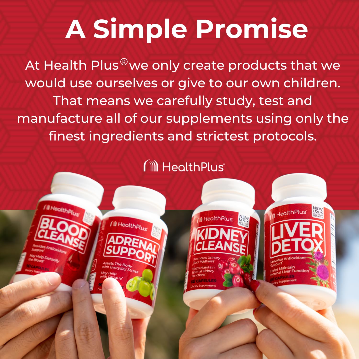 Emballage Health Plus Kidney Cleanse : informations claires et dosage.