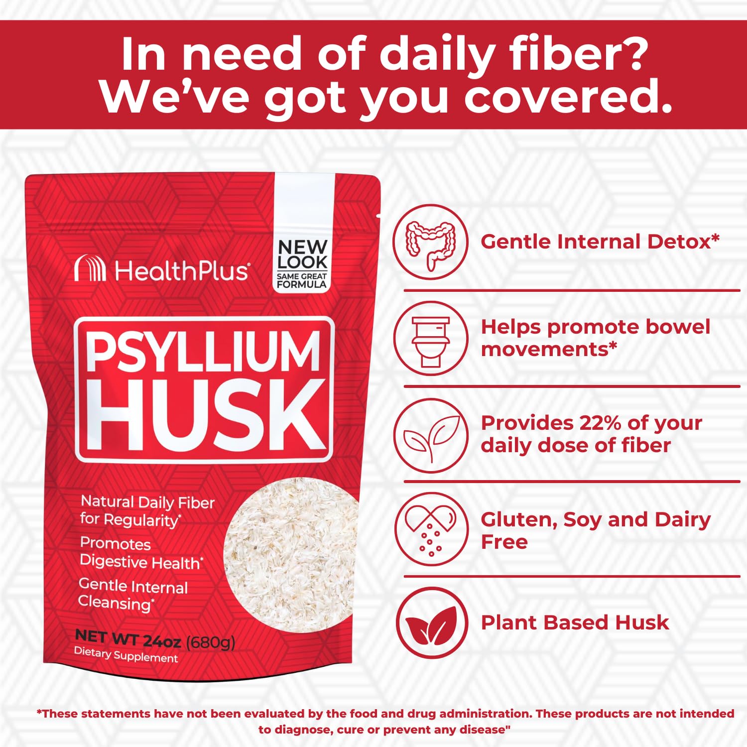 Health Plus poudre psyllium, alternative sans gluten pour épaissir les plats.