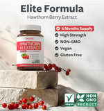 Healths Harmony baies rouges d'aubépine, ingrédients naturels pour routine saine.