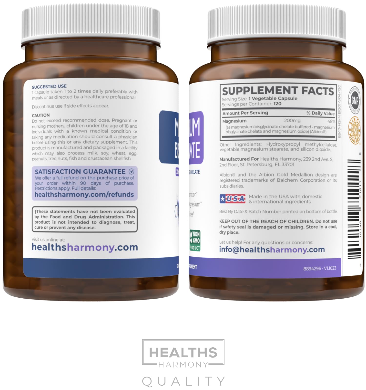Healths Harmony avant/apres-utilisation: expérience de bien-être mesurée et durable.