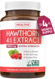 Healths Harmony : bouteille d'extrait d'aubépine 4:1, utilisation quotidienne potentielle