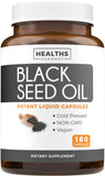 Healths Harmony huile de graines noires pressée à froid, douceur et pureté.