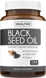 Healths Harmony - bouteille softgels huile noire, prise facile et pureté garantie.