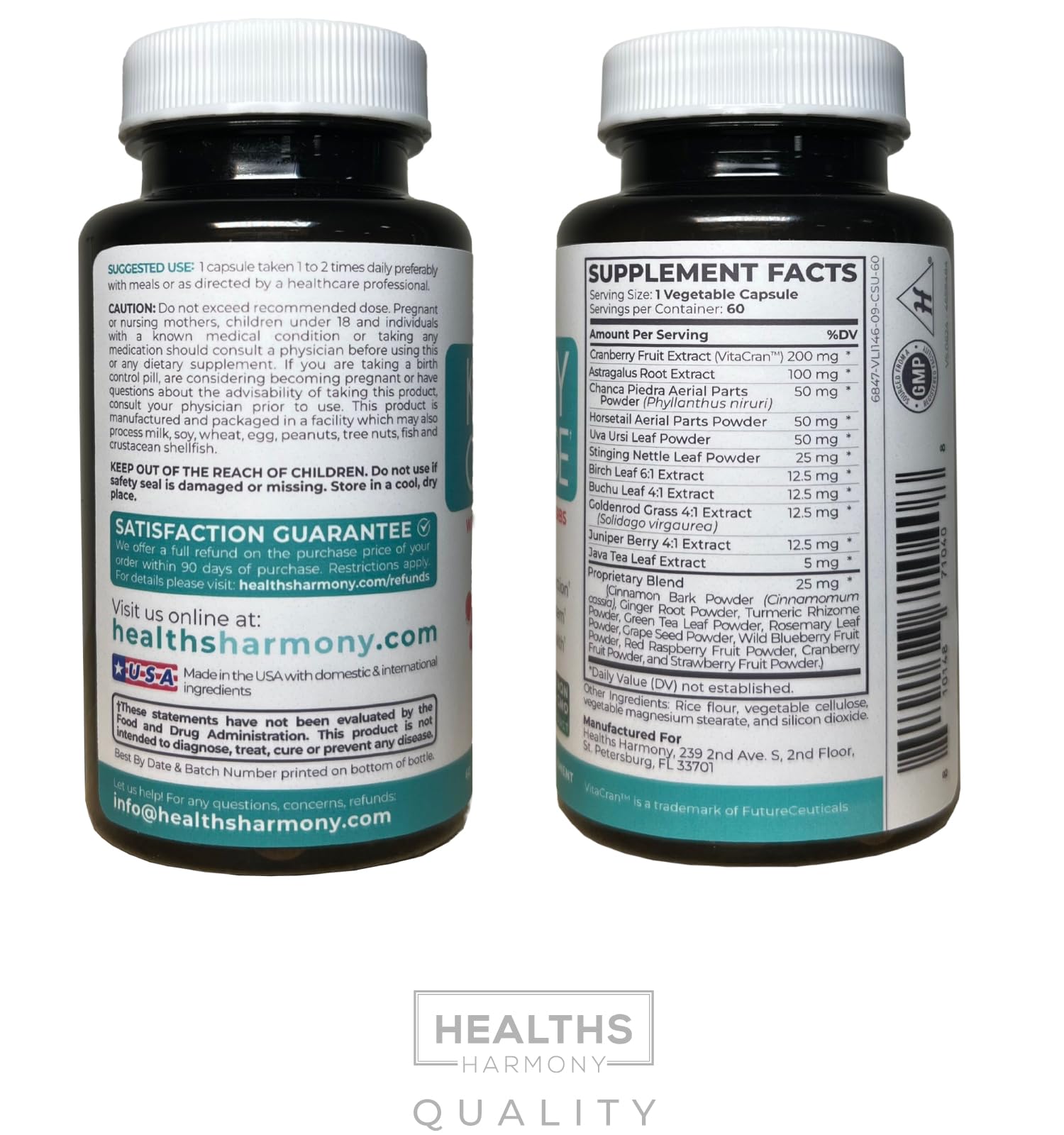 Healths Harmony Buchu – Support naturel pour les voies urinaires.