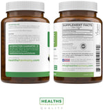 Healths Harmony: capsules sur fond vert évoquant le bien‑être.
