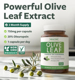 Healths Harmony Capsules Feuille Olive 750mg: format pratique pour l’intégration quotidienne.