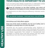 Healths Harmony Colostrum Bovin – capsules prêtes à être consommées après l'entraînement.