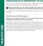 Healths Harmony: Echinacée et Cordyceps visibles dans le mélange.