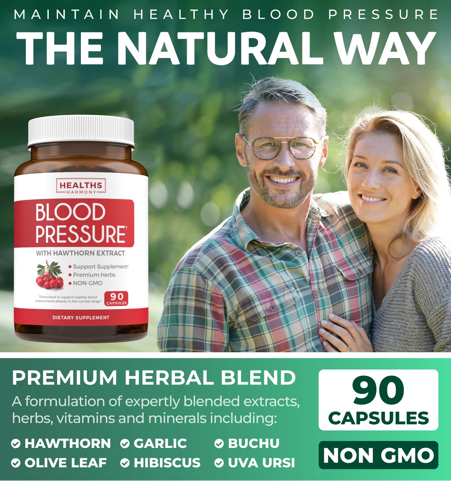 Extrait d’aubépine Healths Harmony favorisant le maintien des niveaux de tension.