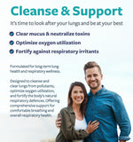 Healths Harmony: fluidification possible du mucus pour des voies aériennes dégagées.