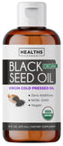 Healths Harmony huile nigelle bouteille-pour, usage quotidien pratique.