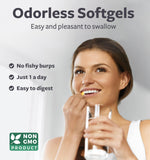 Healths Harmony Omega 7 – Étiquette lisible attestant pureté et origine durable.