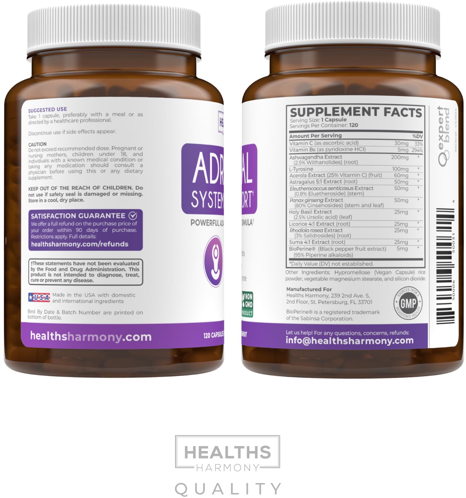Healths Harmony rituel-quotidien: prise simple au matin pour une transition douce.