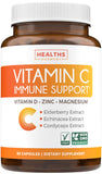 Healths Harmony: bouteille de soutien immunitaire Vitamine C pour usage quotidien.