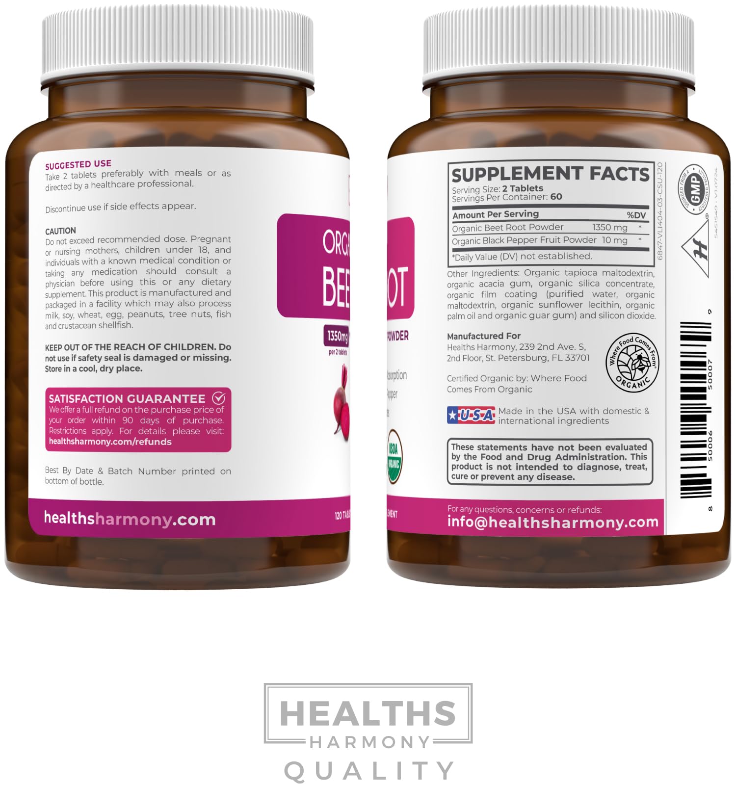 Healths Harmony produit sportif: tablettes pour performance et récupération possibles.