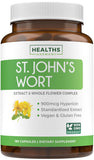 Healths Harmony Saint John's Wort capsules dans la bouteille: soutien potentiel de l'humeur.