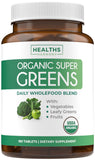 Healths Harmony Super Greens: comprimés quotidiens faciles à prendre pour énergie durable.