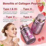 Goût fraise HealthSender Collagen Gummies, plaisir sans sucre.