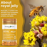 Capsules visibles Healthy Care Gelée Royale 1000, dosage facile à suivre