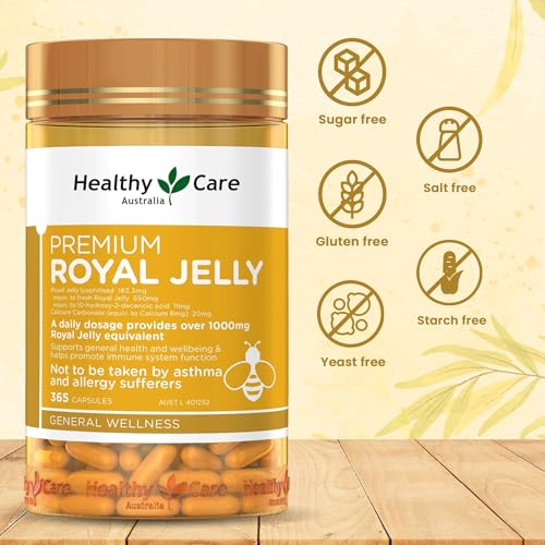 Gélules Healthy Care Gelée Royale 1000, faciles à intégrer au quotidien