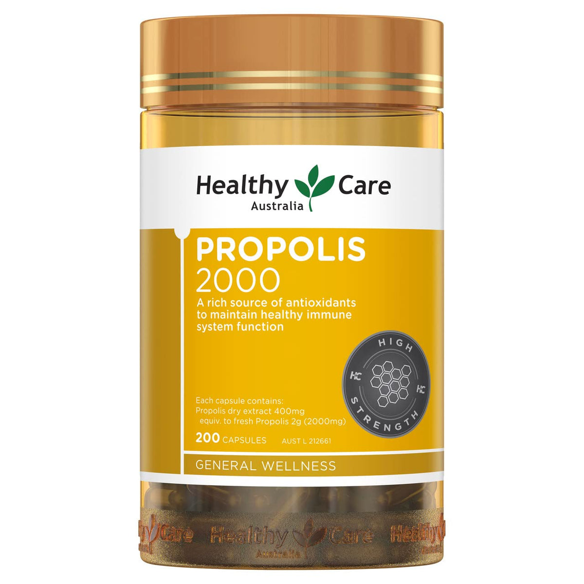 Healthy Care Propolis 2000 – bouteille pour soutenir l’immunité.