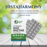 Healthy Gut HistaHarmony contrôle l'histamine pendant les repas pour un confort potentiel.