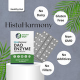 Healthy Gut HistaHarmony diamine oxydase 30000 HDU, action rapide après repas.