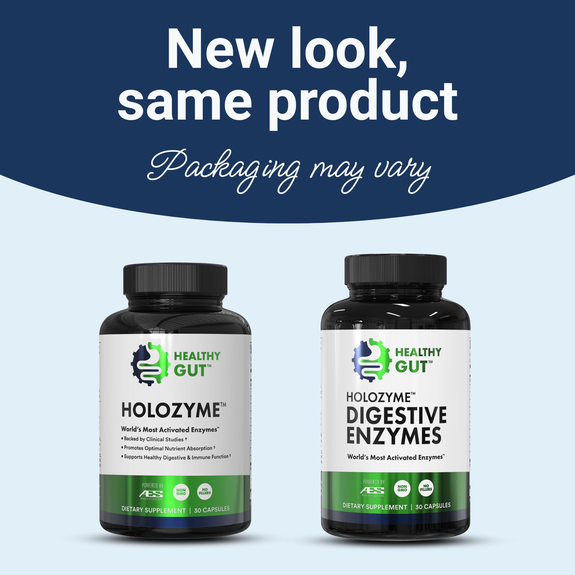 Healthy Gut HoloZyme Max capsule, favorise la dégradation des protéines et des glucides après repas.