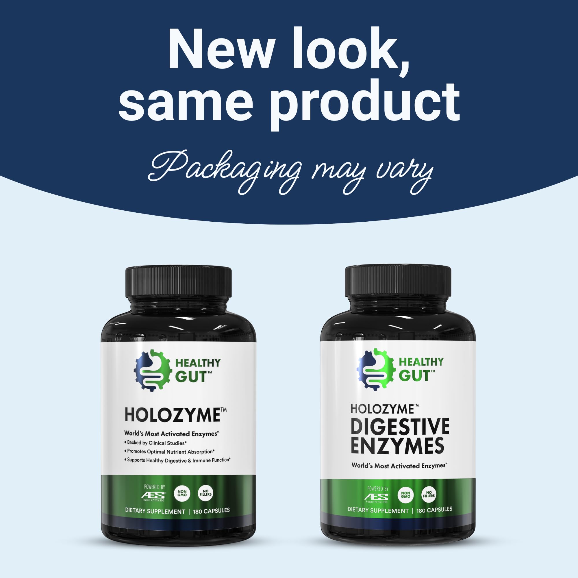 Healthy Gut HoloZyme Max - Tablettes prêtes à l’emploi, usage quotidien facilité