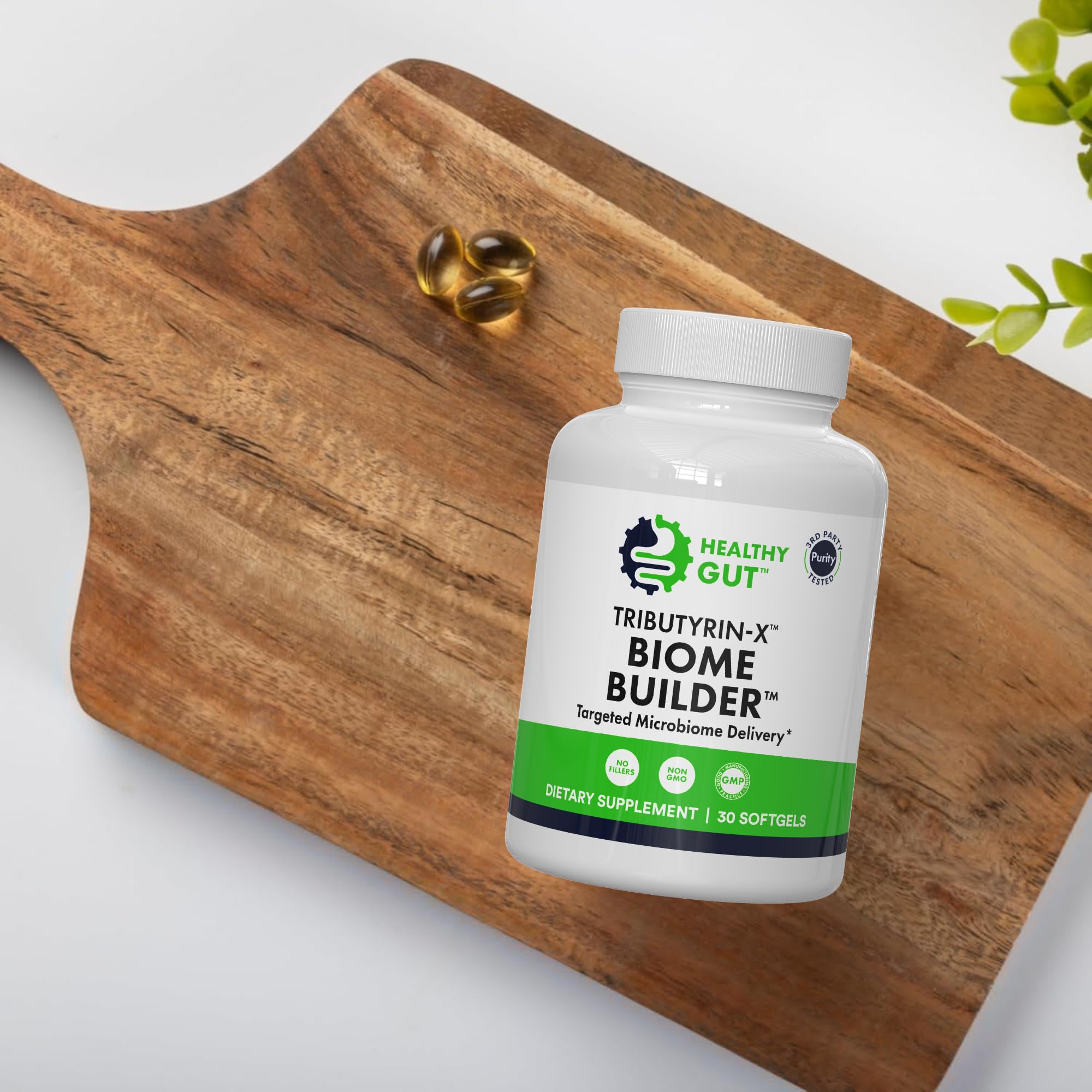 Healthy Gut Tributyrin-X, emballage professionnel sans additifs