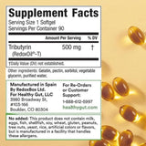 Healthy Gut Tributyrin-X: gelules sans odeur faciles a avaler pour la routine quotidienne.