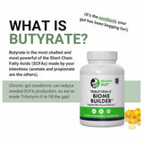 Healthy Gut Tributyrin-X, pureté affichée 99,9% sur l'étiquette