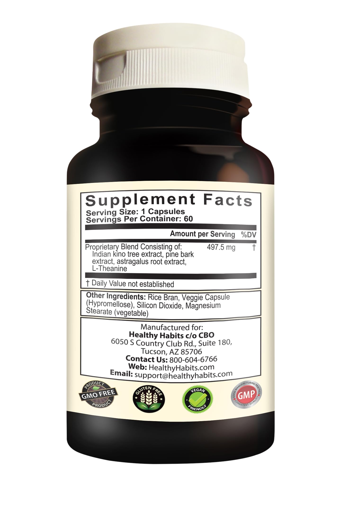 Healthy Habits StemCell Maxum ingrédients, composition naturelle soutenant le système immunitaire