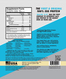 Healthy 'N Fit pot protéine œuf vanille sur plan de travail