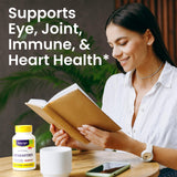 Healthy Origins Astaxanthin 4 mg capsules orange, soutien potentiel à la vision.