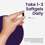 Healthy Origins Astaxanthin 4 mg produit non-OGM et sans gluten pour certains régimes.