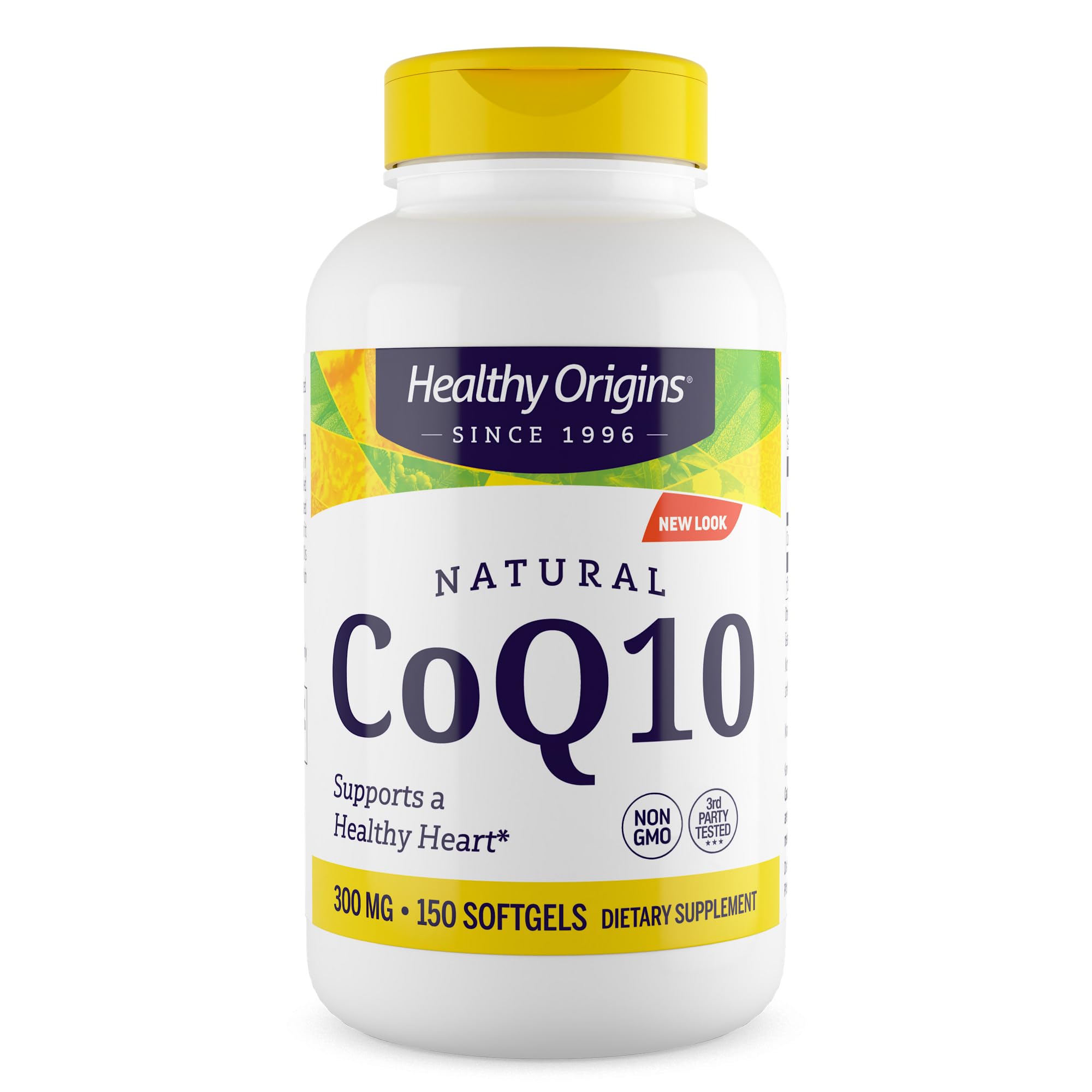 Healthy Origins CoQ10 : bouteille et emballage, soutien potentiel énergie