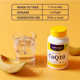 Healthy Origins CoQ10: flacon et bouchon faciles à manipuler, usage quotidien.