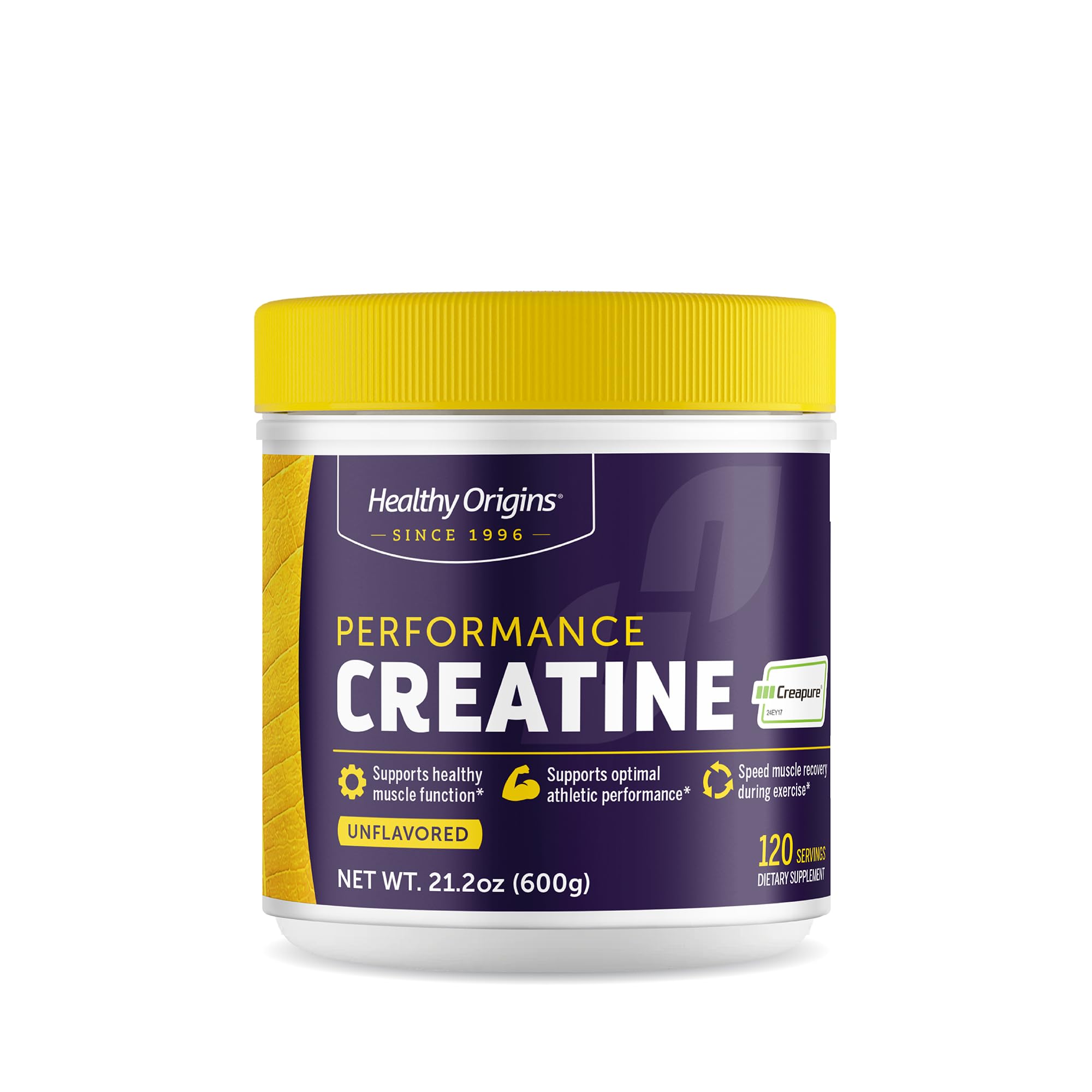 Healthy Origins Performance Creatine – bouteille 600 g prête pour votre séance intense