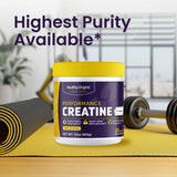 Healthy Origins Performance Creatine – emballage carton, présentation claire et pratique