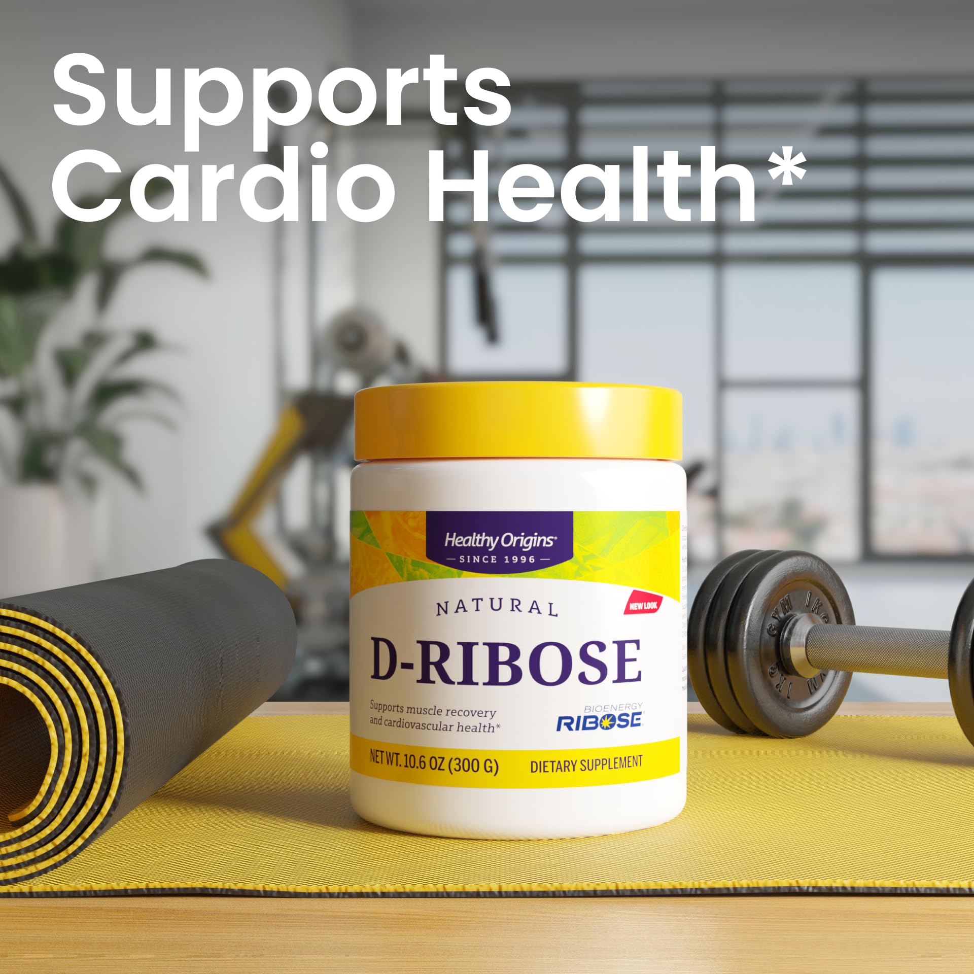 Healthy Origins D-Ribose Poudre – préparation simple dans une boisson, pratique