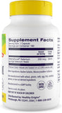 Healthy Origins étiquette sélénium 200 mcg – informations claires pour un dosage sûr.