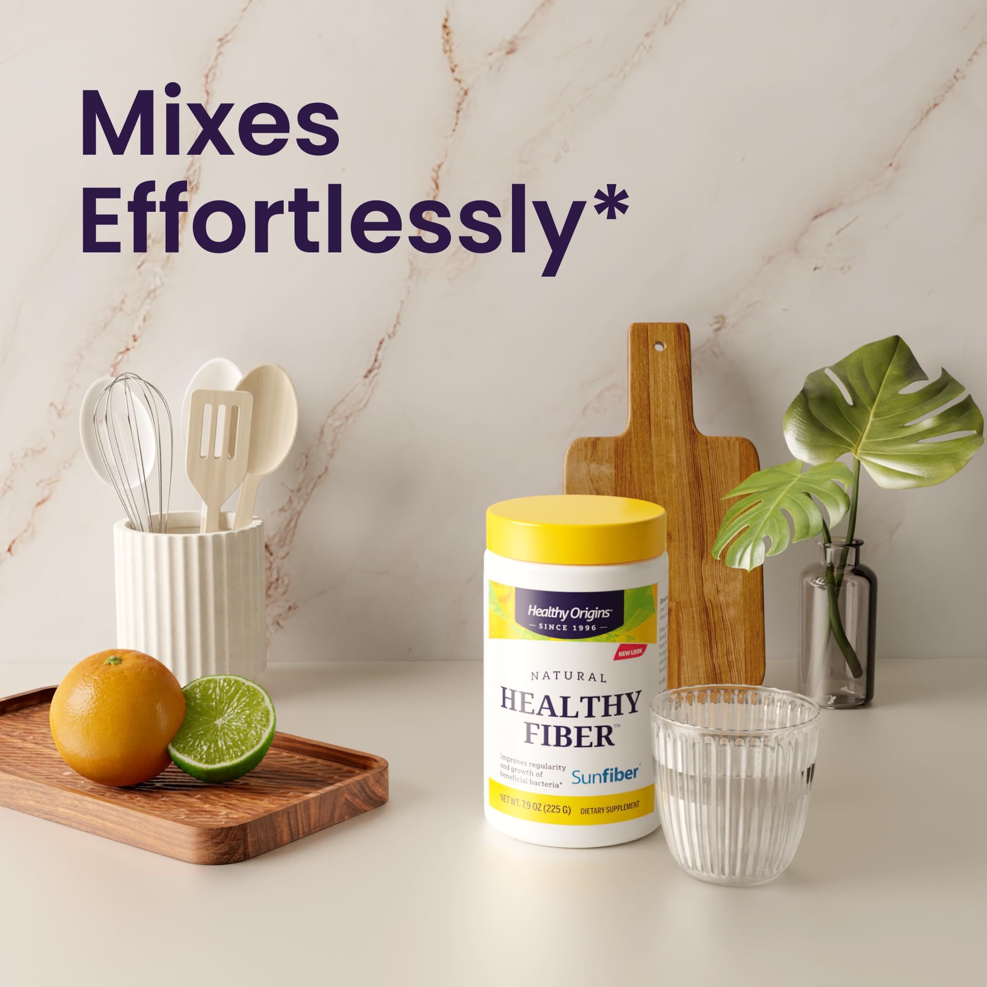 Healthy Origins Healthy Fiber – emballage pratique et facile à ranger