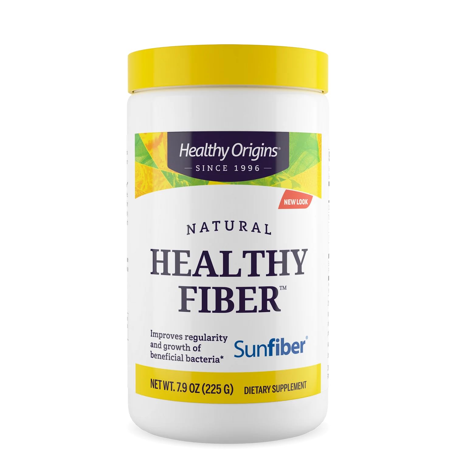 Healthy Origins Healthy Fiber, poudre neutre prête à être mélangée dans une boisson