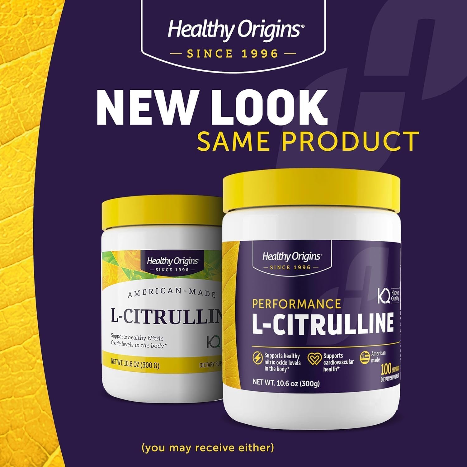 Healthy Origins L-Citrulline — puissance d'entraînement potentielle avant les séances.