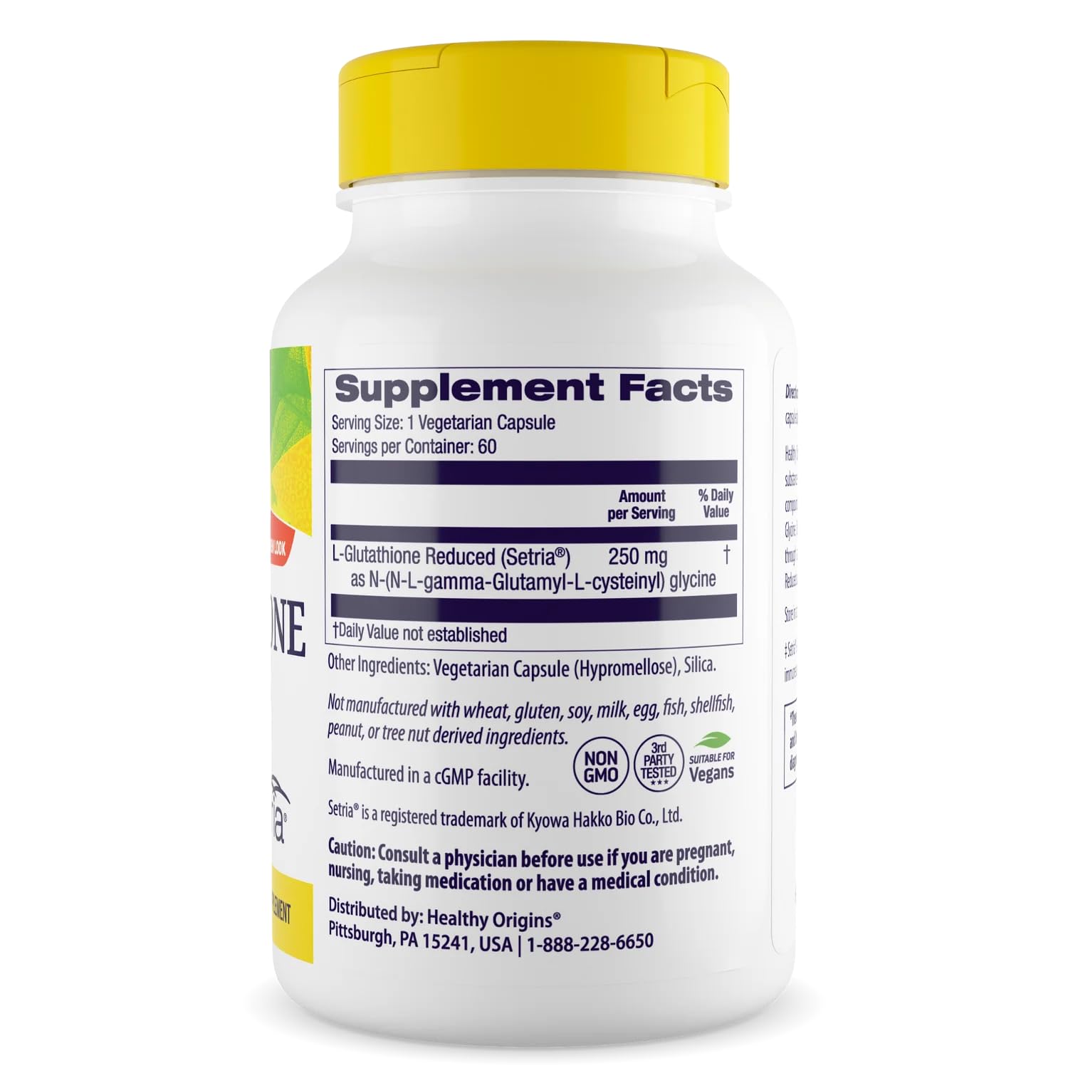 Capsules végétales L-Glutathione, intégration facile à la routine.