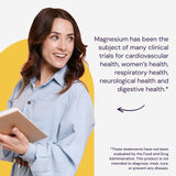 Healthy Origins Magnésium Bisglycinate Chelate – Étiquette vegan et sans gluten pour mode de vie.