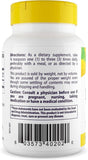 Cuillère doseuse avec poudre Inositol Healthy Origins, pratique pour dosage précis.